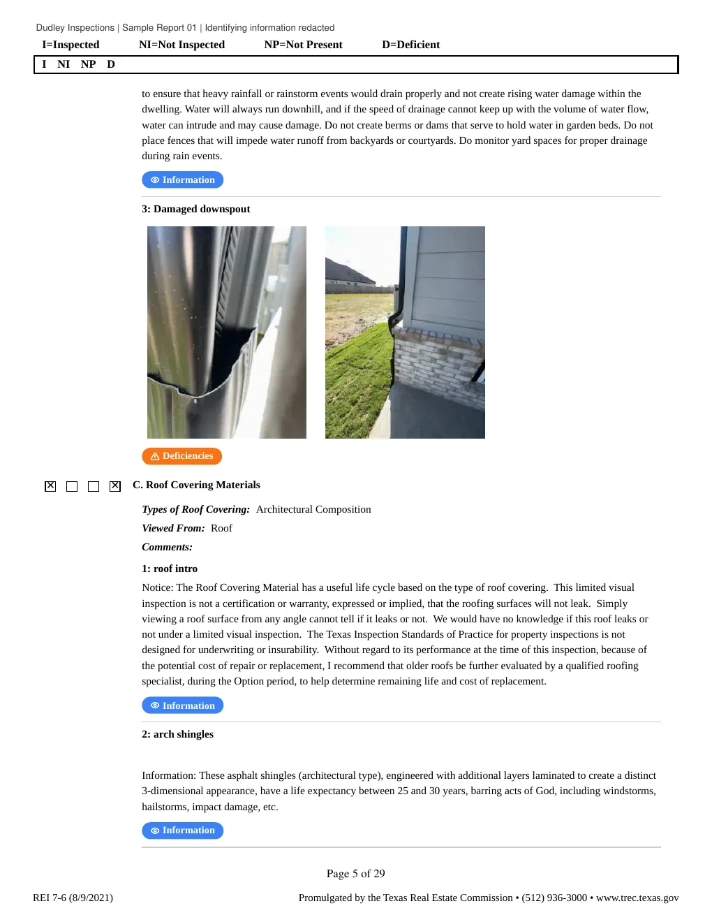 Sample Report 1, page 6 of 30