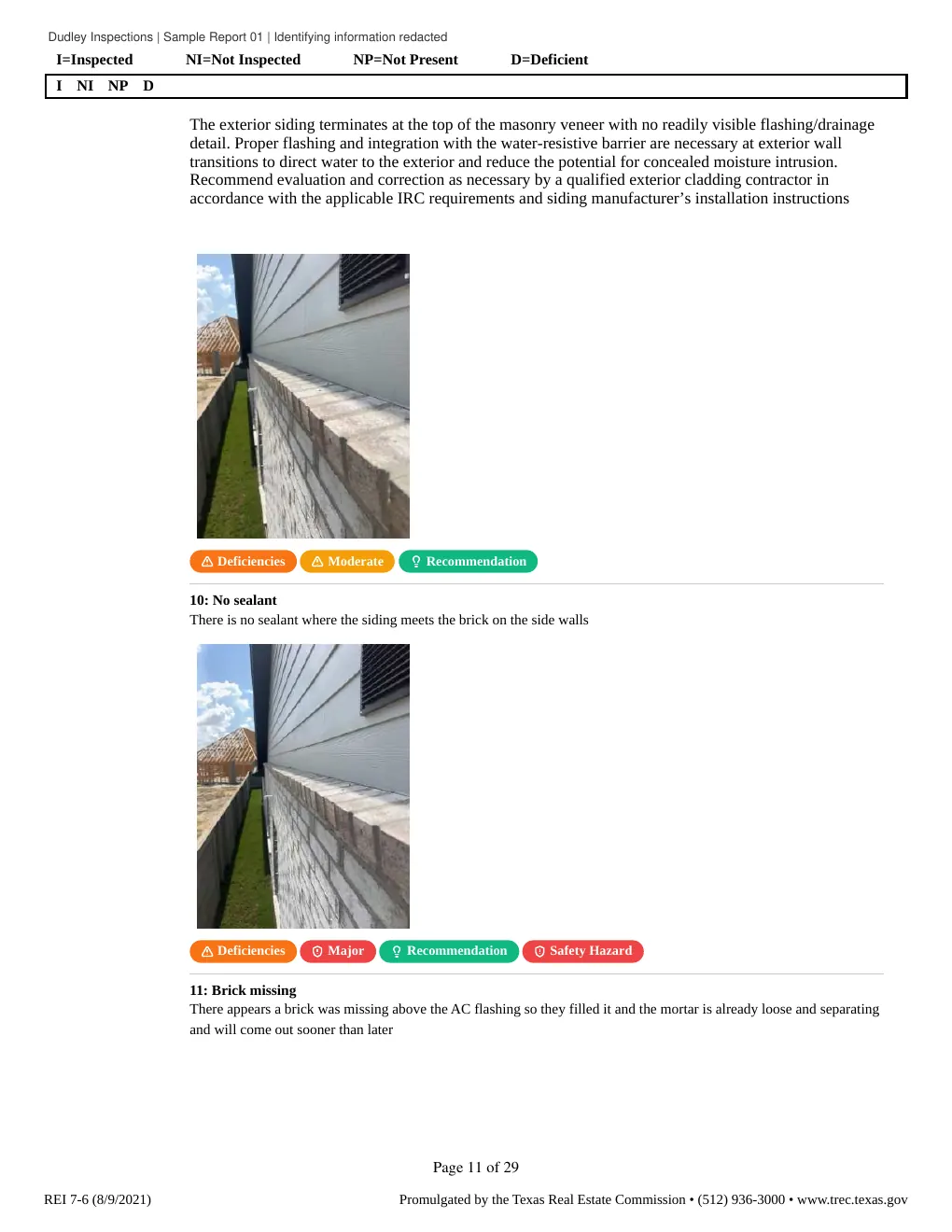 Sample Report 1, page 12 of 30