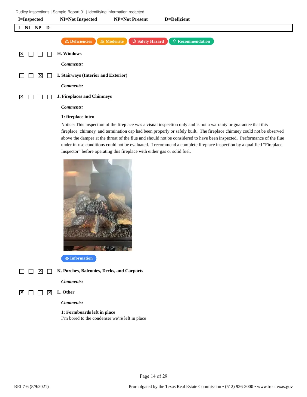 Sample Report 1, page 15 of 30