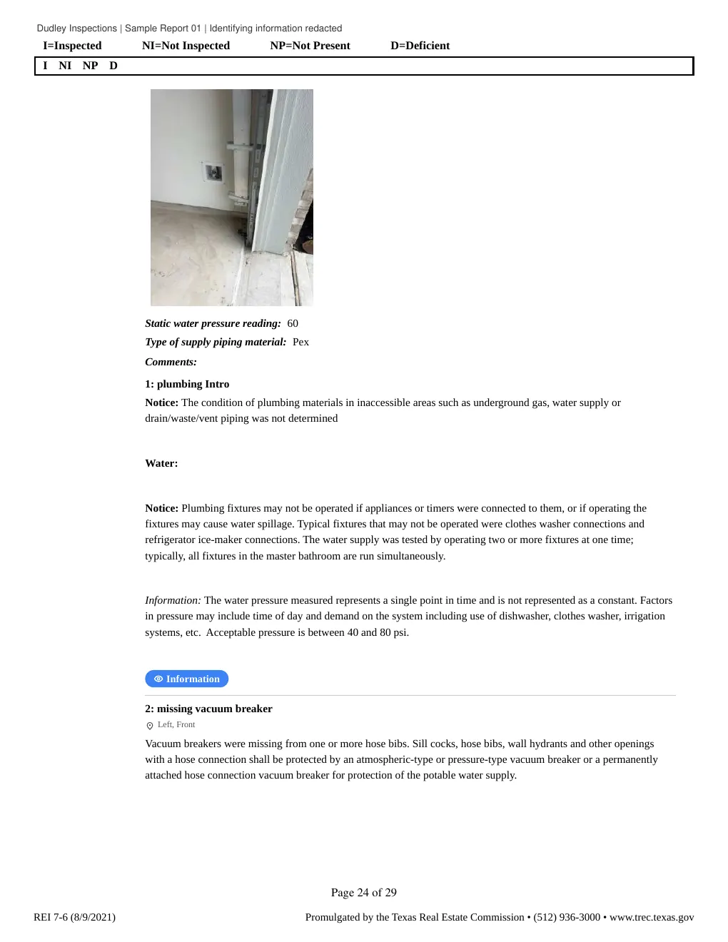 Sample Report 1, page 25 of 30